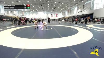 103 lbs Cons. Round 6 - Carter Soltis, Club Not Listed vs Jonathan Hahn, Club Not Listed