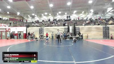 68-74 lbs Semifinal - Gage Peterson, Midwest RTC vs Cole Szypczak, Bulldog Premier WC