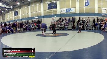 285 lbs Semis & Wb (16 Team) - Beau Badger, Bloomington South vs Charles McGrant, New Haven