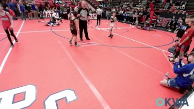 67 lbs Quarterfinal - Logan Hanna, Team Conquer Wrestling vs Miles King, Kansas Young Guns