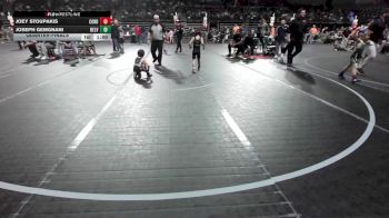 49 lbs Quarterfinal - Joey Stoupakis, Cordoba Trained vs Joseph Gemgnani, Belvidere Braves