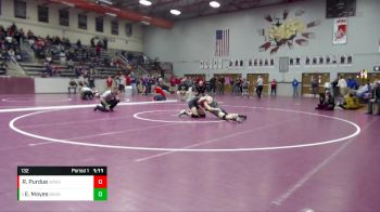 132 lbs Quarterfinal - Eli Mayes, Boonville vs Righley Purdue, Washington