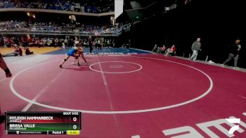 5A 138 lbs Cons. Round 1 - Brissa Valle, Pflugerville vs Myleigh Hammarbeck, Amarillo