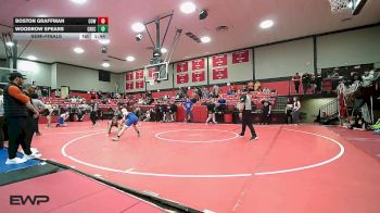 150 lbs Semifinal - Boston Graffman, Coweta vs Woodrow Spears, Checotah