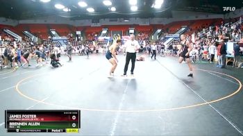 140 lbs Champ. Round 2 - James Foster, Michigan Grappler RTC vs Brennen Allen, MCC