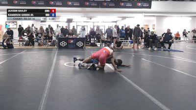 65 kg Champ. Rd Of 16 - Jaxsen Bailey, South Side Wrestling Club vs Kameron Green Jr., MWC Wrestling Academy
