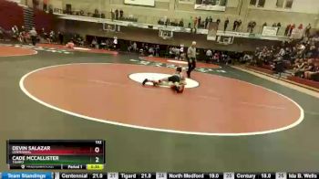 132 lbs Cons. Round 3 - Devin Salazar, Centennial vs Cade McCallister, Tigard