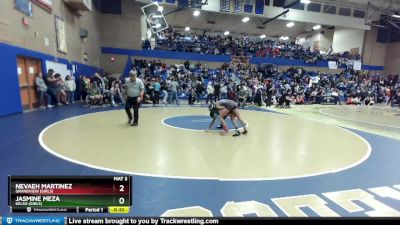 110lbs Cons. Round 2 - Nevaeh Martinez, Grandview (Girls) vs Jasmine Meza, Kelso (Girls)