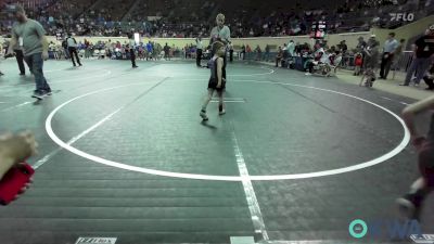 43 lbs Consi Of 8 #1 - Winston Bolay, Perry Wrestling Academy vs Cade West, Pawnee Peewee Wrestling