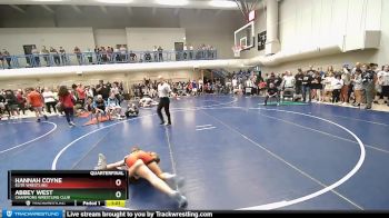 113 lbs Quarterfinal - Abbey West, Champions Wrestling Club vs Hannah Coyne, Elite Wrestling