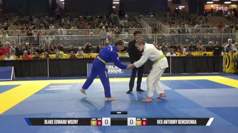Rex Anthony Bencivenga vs Blake Edward Wozny 2025 Pan Kids Jiu-Jitsu IBJJF Championship