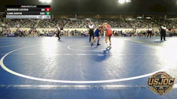 120 lbs Round Of 16 - Emerson Luxton, Raw Wrestling Club vs Lane Austin, Deer Creek Wrestling Club