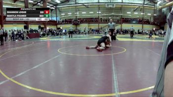 130 lbs Cons. Round 2 - Makyla Folwer, Boyle County vs Shannon Logue, Bishop Shanahan HS