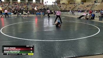 55 lbs Champ. Round 1 - Brody Pontis, Bradley Pride Wrestling Club vs Ronan Brummette, Nolensville Wrestling Club