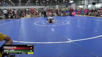 90 lbs Round 6 (8 Team) - Henry Jones, HANOVER HAWKEYE/RIVER CITY WC vs Spencer Keyes, I-64 ROADRUNNERS