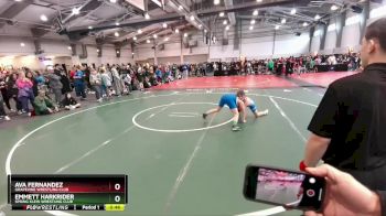 95 lbs Round 1 - Ava Fernandez, Grapevine Wrestling Club vs Emmett Harkrider, Spring Klein Wrestling Club