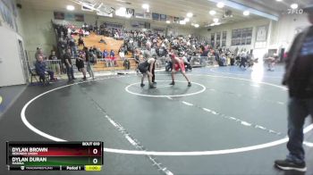 120 lbs Cons. Round 4 - Dylan Brown, Redondo Union vs Dylan Duran, Marina