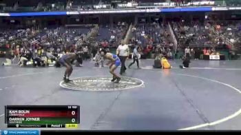 1A 160 lbs Cons. Round 1 - Kam Bolin, Cherryville vs Darren Joyner, Southside