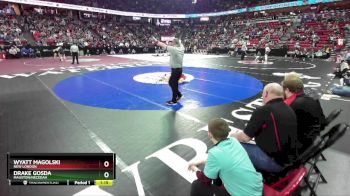 D2-120 lbs Quarterfinal - Wyatt Magolski, New London vs Drake Gosda, Mauston/Necedah