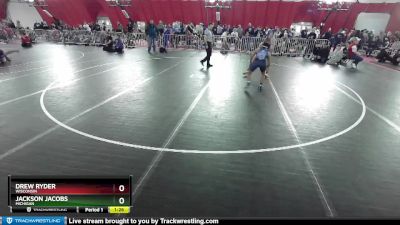 113 lbs Quarterfinal - Jackson Jacobs, Michigan vs Drew Ryder, Wisconsin