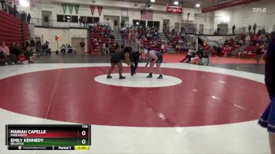 170 lbs Quarterfinal - Mariah Capelle, Maquoketa vs Emily Kennedy, Bellevue