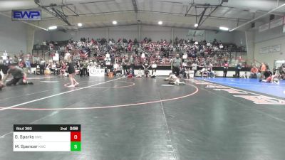 105 lbs Final - Cael Pritchard, Bristow Youth Wrestling vs Wyatt Hall, Bristow Youth Wrestling