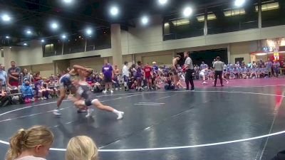 140 lbs Round 3 (6 Team) - Haiden Hise, Ironclad Koncrete Kids vs Dewaune Peters, Team Misfits