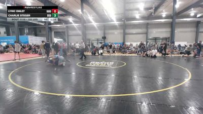 100 lbs Consolation - Lyric Emlet, Hanover vs Charlie Steger, Ridgway