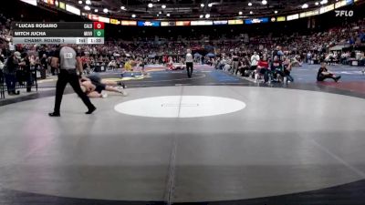 6A 285 lbs Champ. Round 1 - Mitch Jucha, Mountain View vs Lucas Rosario, Caldwell