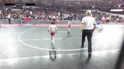 57 lbs Champ. Round 2 - Landon Taggart, Menomonee Falls Wrestling Club vs Blake Claussen, Manawa