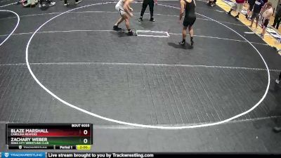 132 lbs Round 2 - Blaze Marshall, Carolina Reapers vs Zachary Weber, Soda City Wrestling Club