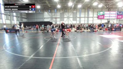 U17 Women - 65 lbs Cons. Round 4 - Kylie Whitaker, WA vs Rachel Jensen, UT