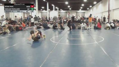 68 lbs Rr Rnd 3 - Eitan Paul, Mat Assassins White - BK8E vs Knolan Pavillard, Mat Warriors Red - BK8E