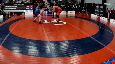 110kg Round 3 - Zoravar Singh, Canadian Mal Wrestling vs Logan Arnold, Sarnia Bluewater Wrestling Club