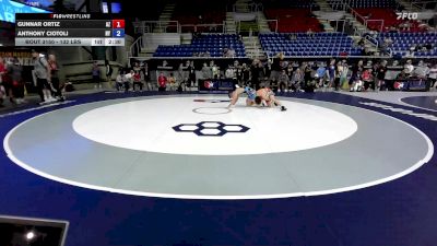 132 lbs Cons. Sub-rd Of 16 - Gunnar Ortiz, AZ vs Anthony Ciotoli, NY