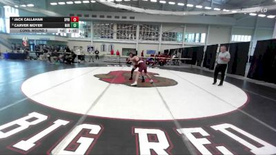 133 lbs Cons. Round 5 - Carver Moyer, Norwich vs Jack Callahan, Springfield