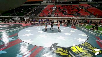 125 lbs Placement Matches (16 Team) - Isabella Borrego, New Mexico vs Esther Pastrana, Oregon Blue