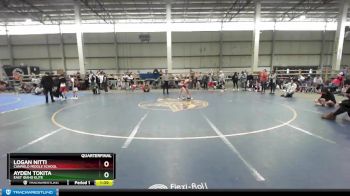 95 lbs Quarterfinal - Logan Nitti, Canfield Middle School vs Ayden Tokita, East Idaho Elite