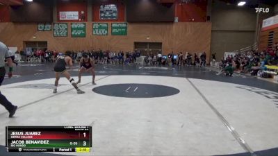 125 lbs Cons. Round 1 - Jesus Juarez, Sierra College vs Jacob Benavidez, Rio Hondo