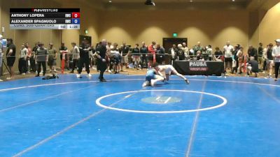 106 lbs Cons. Sub-quarters - Anthony Lopera, Ruthless Wrestling Club vs Alexander Spagnuolo, Ruthless Wrestling Club