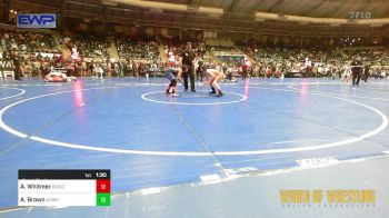 96 lbs Semifinal - Ashur Whitmer, Big Game Wrestling Club vs Alyis Brown, American Dream Wrestling Club