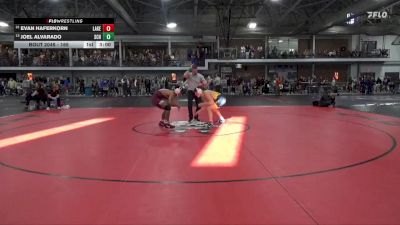 165 lbs Champ. Round 1 - Evan Haferkorn, Lakeland vs Joel Alvarado, Schreiner