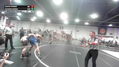 190 lbs 3rd Place - Austin Turner, New Faith Wrestling Ac vs Jackson Sierra, Team Thunder