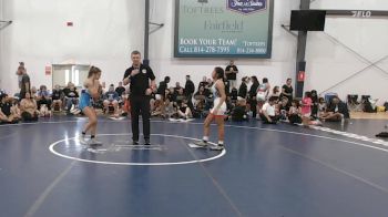 43 kg 5th Place - Gabriella Lemus, Surfside Girls - W vs Giada Croteau, PA West Black - W