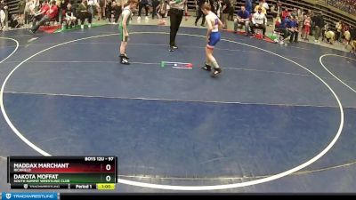 97 lbs Champ. Round 1 - Dakota Moffat, South Summit Wrestling Club vs Maddax Marchant, Richfield