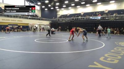 174 lbs Cons. Round 3 - Elijah Guzman, Bakersfield College vs Joey Clark, Lemoore College