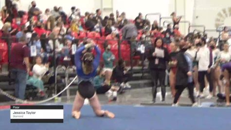 Jessica Taylor - Floor, Diamond - 2021 Region 3 Women's Championships