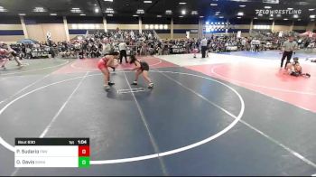 136 lbs Round Of 16 - Phylicia Sudario, Paw vs Olivia Davis, Somar WC