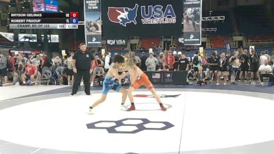 113 lbs Champ. Rd Of 128 - Bryson Gelinas, Oklahoma vs Robert Frijouf, Florida