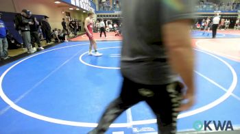 126 lbs Quarterfinal - Gentry Ward, Prague vs Daxton Kline, Purler Wrestling Academy (PWA-NWA)